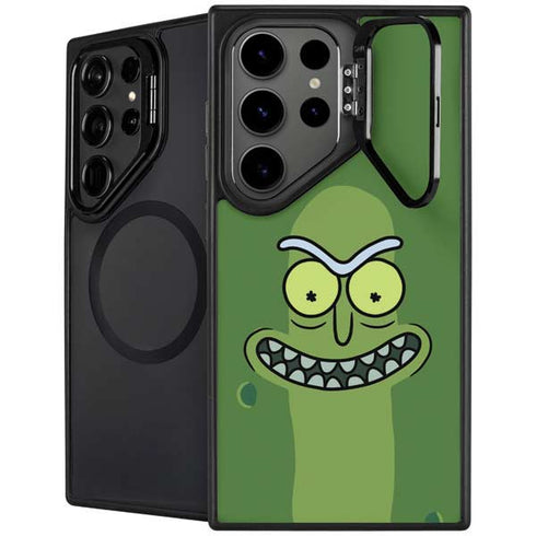 Adult Swim Rick and Morty Pickle Rick Galaxy S25 Ultra Kickstand Case
